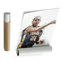 Load image into Gallery viewer, Reggie Miller Canvas Art – Indiana Pacers Wall Decor