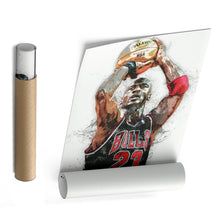 Load image into Gallery viewer, Michael Jordan Canvas Art – Chicago Bulls Legend Wall Decor