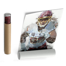 Load image into Gallery viewer, Chase Young Canvas Art – Washington Commanders Wall Decor