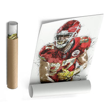 Load image into Gallery viewer, Travis Kelce Canvas Art – Kansas City Chiefs Wall Decor