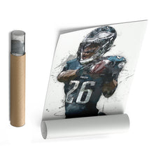 Load image into Gallery viewer, Saquon Barkley Canvas Art - Philadelphia Eagles Wall Decor