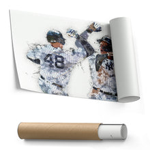 Load image into Gallery viewer, Aaron Judge & Anthony Rizzo Canvas Art – New York Yankees Wall Decor