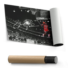 Load image into Gallery viewer, Michael Jordan Autographed Canvas – Slam Dunk Chicago Bulls Wall Art