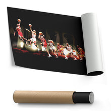 Load image into Gallery viewer, Michael Jordan Evolution Canvas – Chicago Bulls Wall Art Print for Sports Fans
