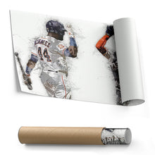 Load image into Gallery viewer, Yordan Alvarez & Jose Altuve Canvas Art – Houston Astros Wall Decor