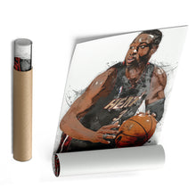 Load image into Gallery viewer, Dwyane Wade Canvas Art – Miami Heat Wall Decor