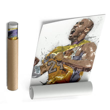 Load image into Gallery viewer, Kobe Bryant Canvas Art – Lakers Basketball Wall Decor