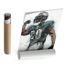 Load image into Gallery viewer, Brian Dawkins Canvas Art – Philadelphia Eagles Wall Decor
