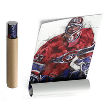 Load image into Gallery viewer, Patrick Roy Canvas Art – Montreal Canadiens Wall Decor