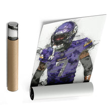Load image into Gallery viewer, Byron Murphy Jr. Canvas Art – Minnesota Vikings Wall Decor