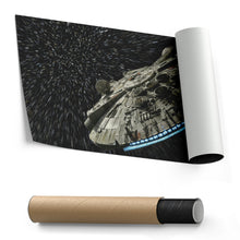 Load image into Gallery viewer, Millennium Falcon Canvas Art - Star Wars Wall Decor Framed Print