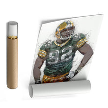 Load image into Gallery viewer, Reggie White Canvas Art – Green Bay Packers Wall Decor