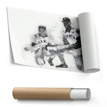 Load image into Gallery viewer, Willie Mays & Willie McCovey Canvas Art – San Francisco Giants Wall Decor