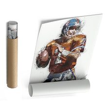 Load image into Gallery viewer, John Elway Canvas Art – Denver Broncos Wall Decor