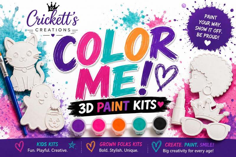 COLOR ME! 3D Printed Paint Kits