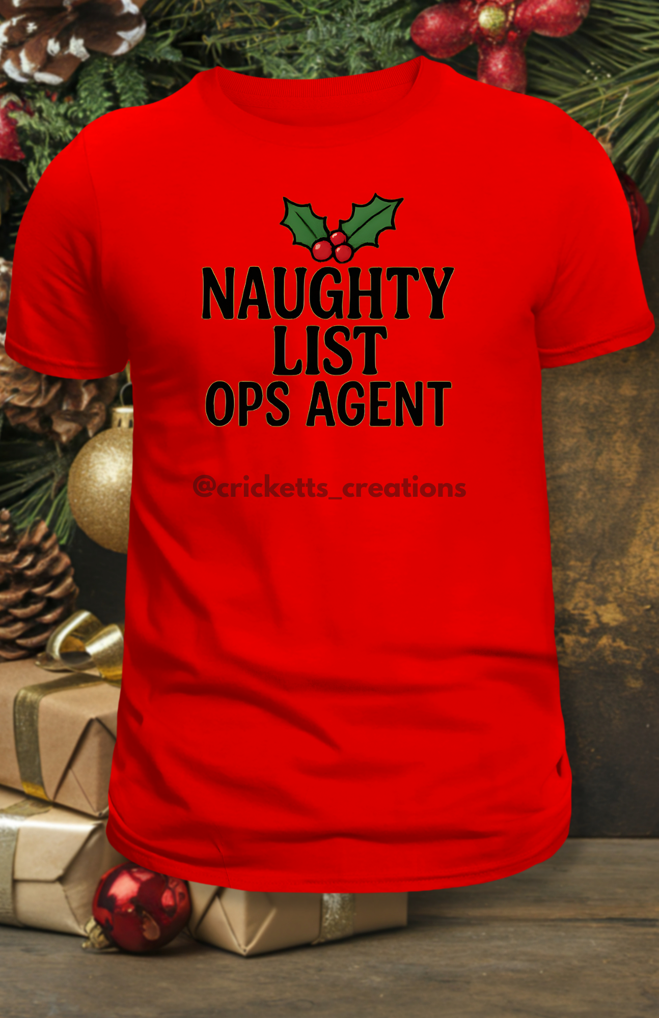 Naughty List Crew Shirt — Holiday Edition