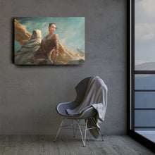 Load image into Gallery viewer, Luke &amp; Rey Skywalker Artwork - Star Wars Canvas Wall Art Decor
