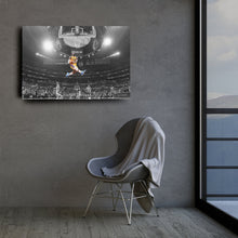 Load image into Gallery viewer, LeBron James Canvas Art – Slam Dunk Lakers Wall Decor
