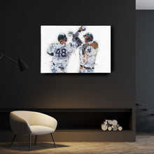 Load image into Gallery viewer, Aaron Judge &amp; Anthony Rizzo Canvas Art – New York Yankees Wall Decor
