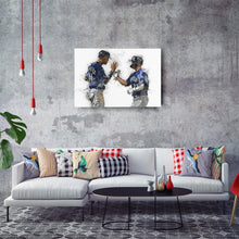 Load image into Gallery viewer, Julio Rodriguez &amp; Ty France Canvas Art – Seattle Mariners Wall Decor

