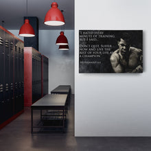 Load image into Gallery viewer, Muhammad Ali Quote Canvas Art – Boxing Wall Decor
