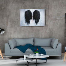 Load image into Gallery viewer, Banksy Angel Wings Canvas – Urban Street Art for Home Decor
