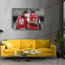 Load image into Gallery viewer, Henry &amp; Bergkamp Canvas – Arsenal Legends Wall Art Decor
