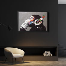 Load image into Gallery viewer, Banksy Male DJ Canvas – Urban Graffiti Wall Art Decor
