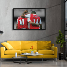 Load image into Gallery viewer, Henry &amp; Bergkamp Canvas – Arsenal Legends Wall Art Decor
