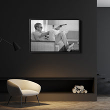Load image into Gallery viewer, Steve McQueen&#39;s Revolver Canvas Art - Classic Movie Wall Decor Print

