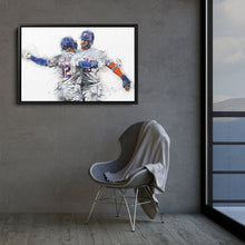 Load image into Gallery viewer, Francisco Lindor &amp; Pete Alonso Canvas Art – New York Mets Wall Decor
