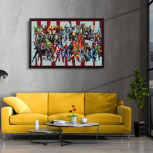 Load image into Gallery viewer, Marvel Superheroes Canvas Wall Art – Comics Print for Kids
