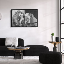 Load image into Gallery viewer, Smoking Nuns Canvas Wall Art - Funny Religious Wall Decor Print
