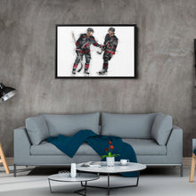 Load image into Gallery viewer, Sebastian Aho &amp; Andrei Svechnikov Canvas Art – Carolina Hurricanes Wall Decor
