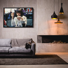 Load image into Gallery viewer, Pulp Fiction Canvas – Uma Thurman Mia Wallace Milkshake Movie Wall Art
