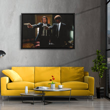 Load image into Gallery viewer, Pulp Fiction Canvas – Vincent &amp; Jules Gangsta Movie Wall Art for Home Decor
