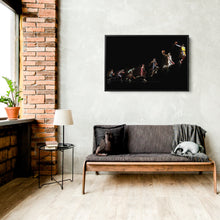 Load image into Gallery viewer, LeBron James Canvas Art – Lakers Evolution Wall Decor
