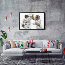 Load image into Gallery viewer, Manny Machado &amp; Juan Soto Canvas Art – San Diego Padres Wall Decor
