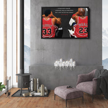 Load image into Gallery viewer, Michael Jordan &amp; Scottie Pippen Poster – Chicago Bulls Canvas Wall Art Decor
