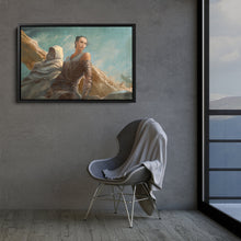 Load image into Gallery viewer, Luke &amp; Rey Skywalker Artwork - Star Wars Canvas Wall Art Decor
