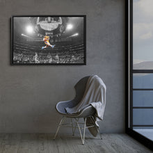 Load image into Gallery viewer, LeBron James Canvas Art – Slam Dunk Lakers Wall Decor

