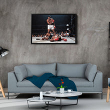 Load image into Gallery viewer, Muhammad Ali vs Sonny Liston Canvas – Phantom Punch Boxing Wall Art
