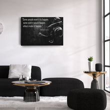 Load image into Gallery viewer, Michael Jordan Quote Canvas – Black &amp; White Chicago Bulls Wall Art Gift for Sports Fans
