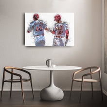 Load image into Gallery viewer, Paul Goldschmidt &amp; Nolan Arenado Canvas Art – St. Louis Cardinals Wall Decor
