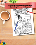 Funny Baddie Moments Mini Coloring Book: Relatable Humor for Women (Digital Download)