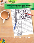 Hometown Baddie Coloring Pages-Atlanta Edition (Digital Download)