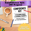 Confidence Kit - Printable Self-Care & Empowerment Bundle (Digital Download)