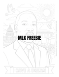 Free MLK Coloring Page Bundle – The Dream & The Legacy