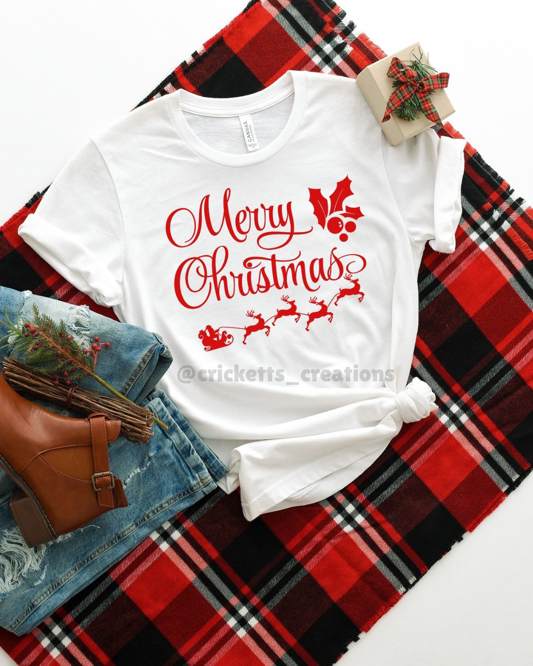 Merry Christmas — Holiday Script Shirt
