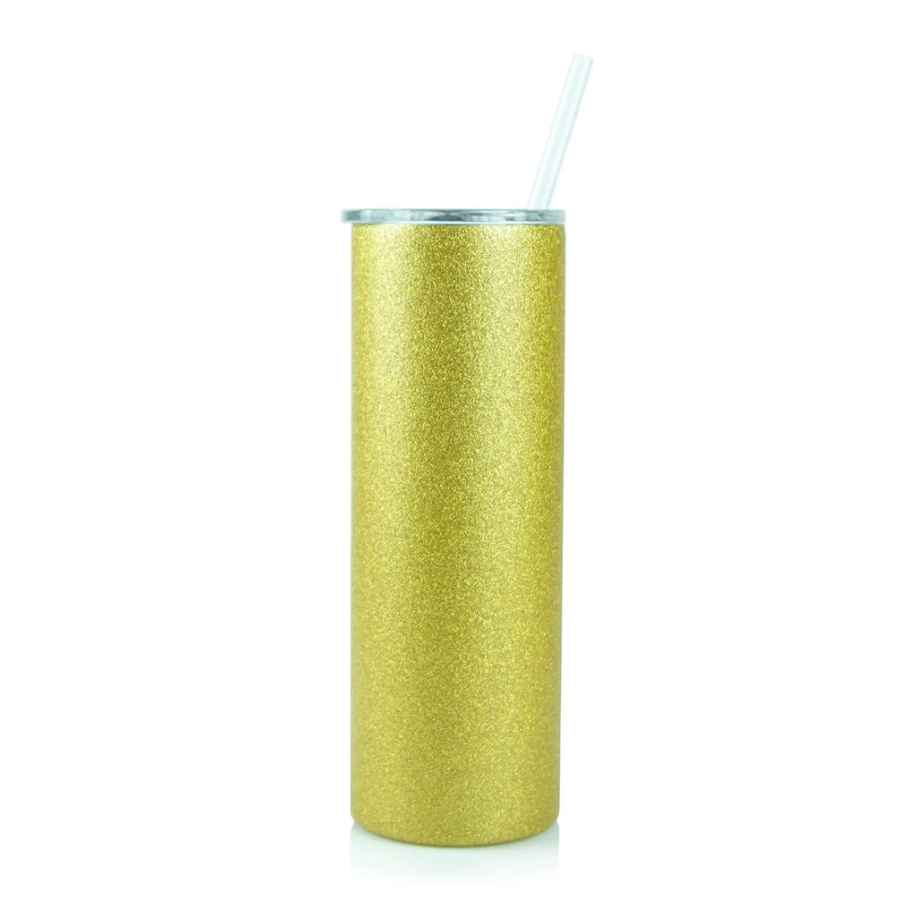 Custom Gold Glitter Tumblers
